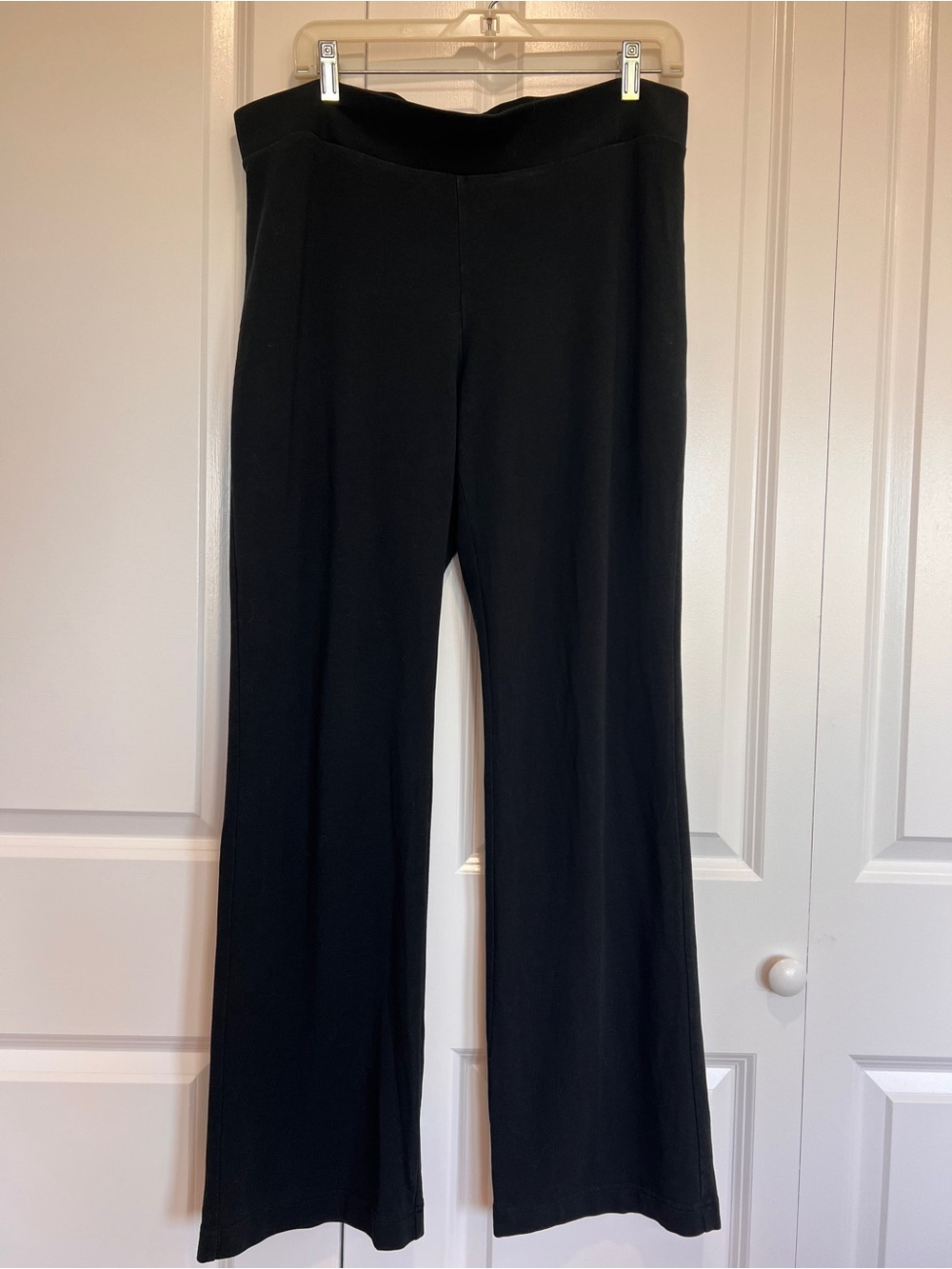 JJill cotton Women’s Black Pull-On boot cut pants
